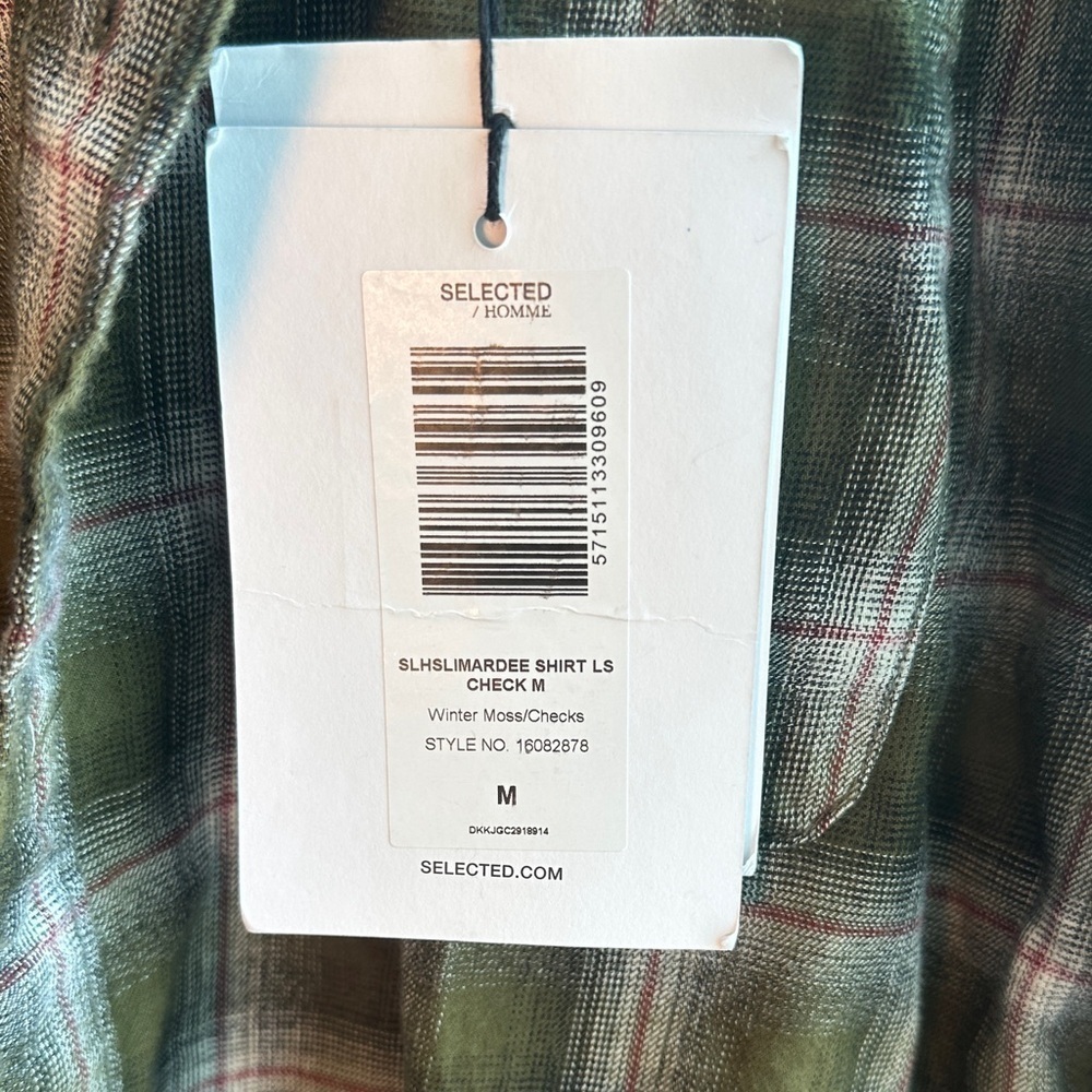 Select Homme Green button down - Picture 2 of 2